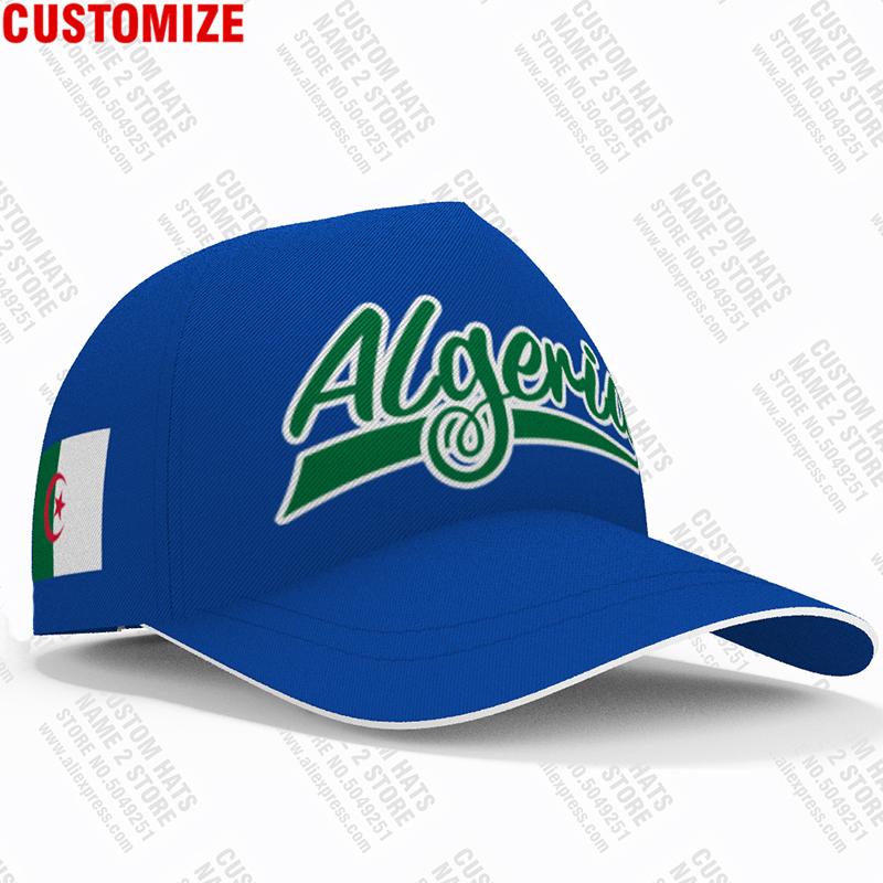 Algeria Baseball Cap Free Custom Name Number Dza Hat Islam Logo Arabic Algerie Arab Text Alger Travel Flag Algier Po Headgear