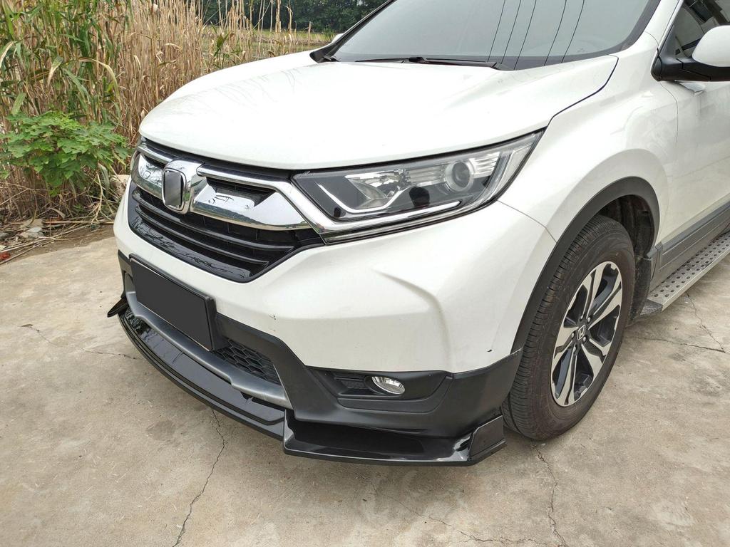 17-20 Honda CRV Haoying Modified Front Lip Kit: Bumper Grille Guard, Rear Spoiler Louvers.