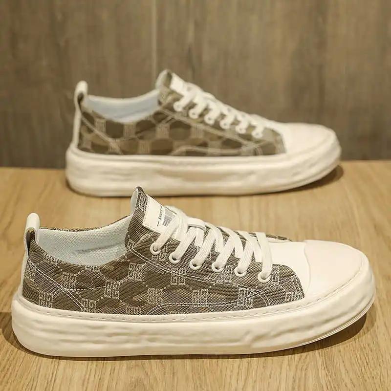 Fashion Number 43 High Top Shoes For The Festival Vulcanize Green Sneakers Man Colored Boots Sport Losfers Sepatu 2025summer Trendy