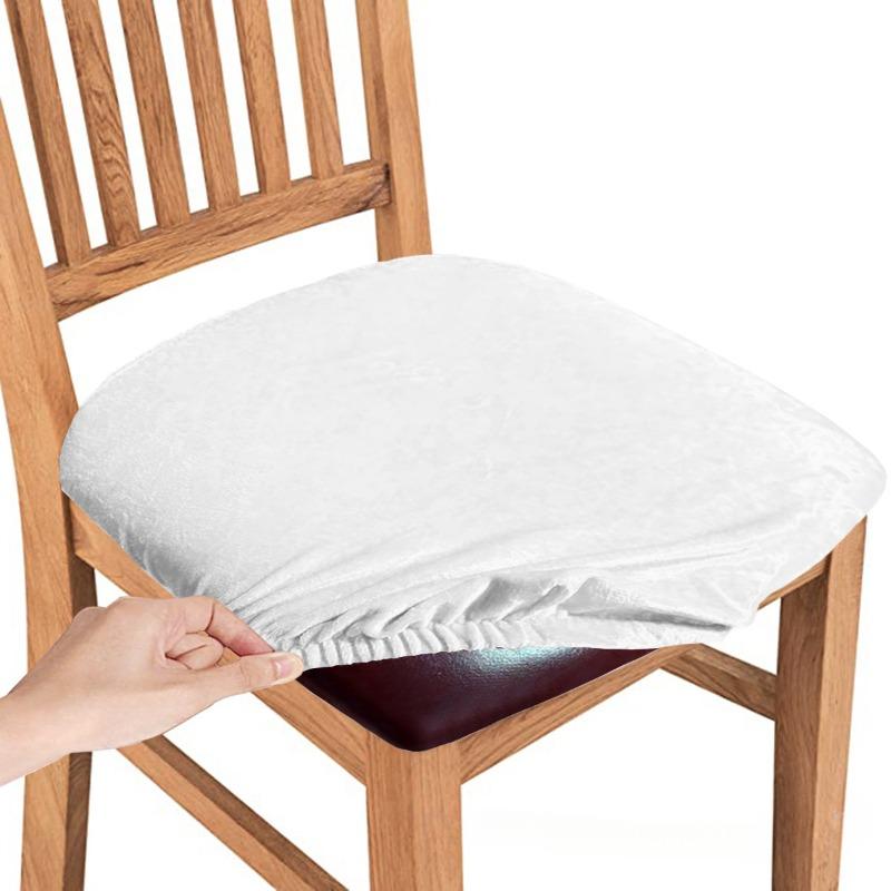 Dining Room Chair Seat Covers Removable Washable Elastic Cushion Covers For Upholstered Dining Chair