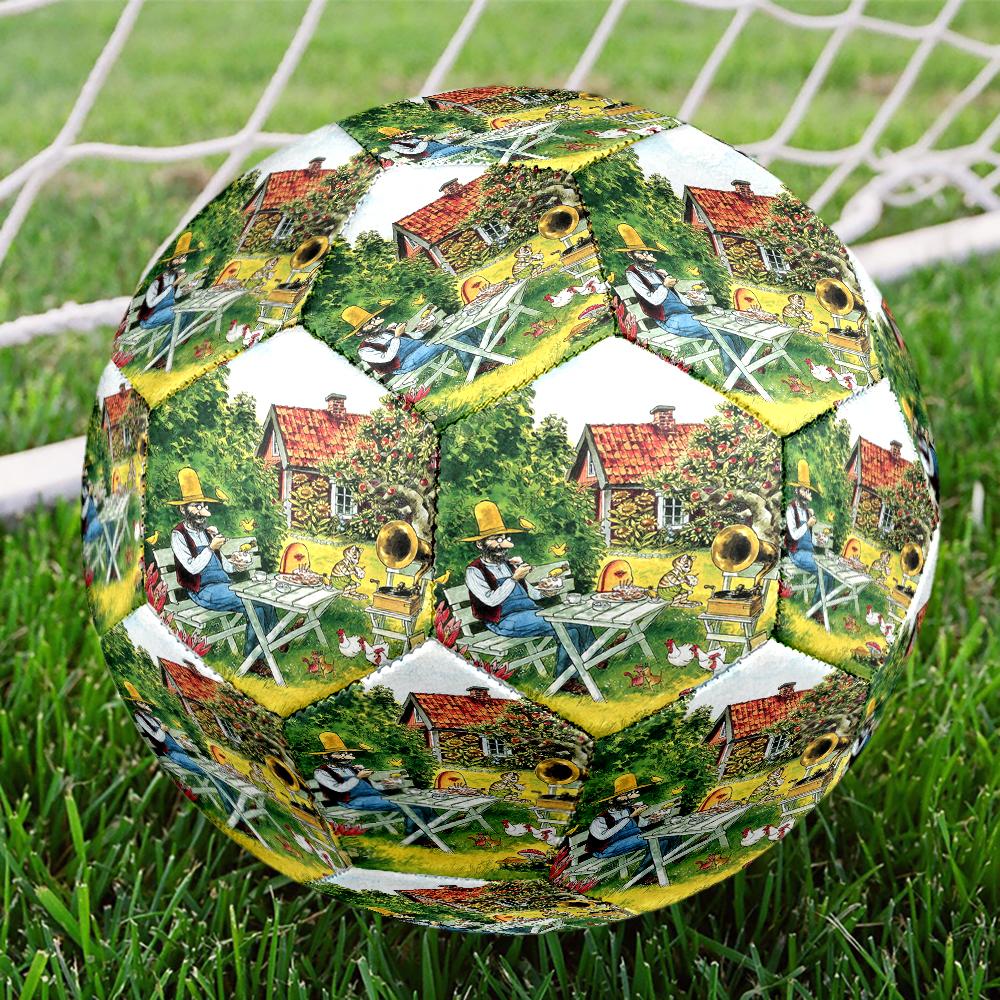 Pettson and Findus Theme Size 5 Soccer Ball, Suitable for Both Indoor and Outdoor Matches, a Gift Suitable for Everyone.