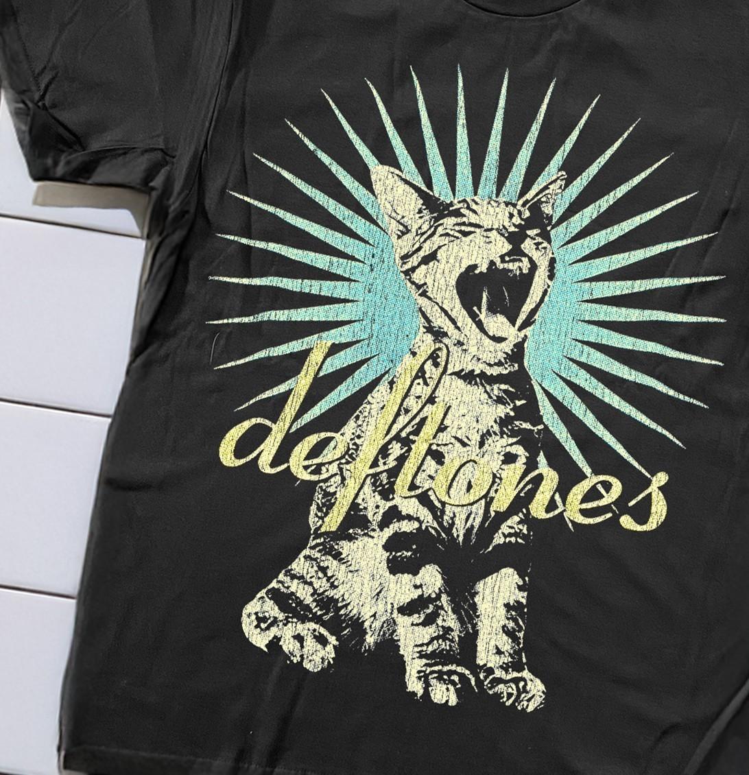 90s Deftones Around The Fur Aged T-Shirt Black M S