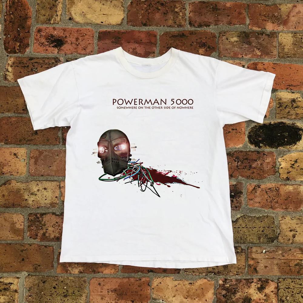 Powerman 5000 Somewhere On The Other Side Of Nowhere T Shirt Full Size S-5XL Unisex T-Shirt S