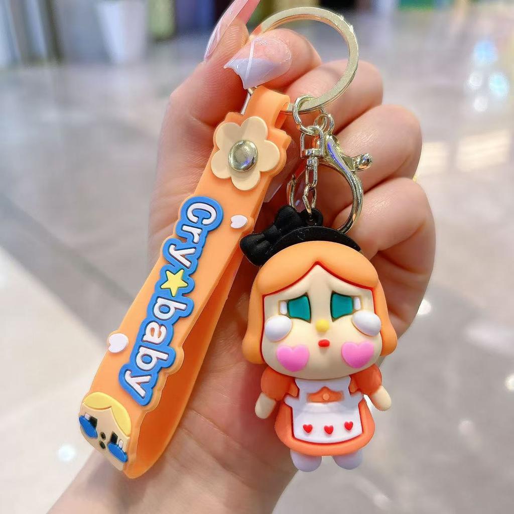 Tears Doll Cute Crying Baby Keychain Cartoon Car Keychain Bag Pendant Gift