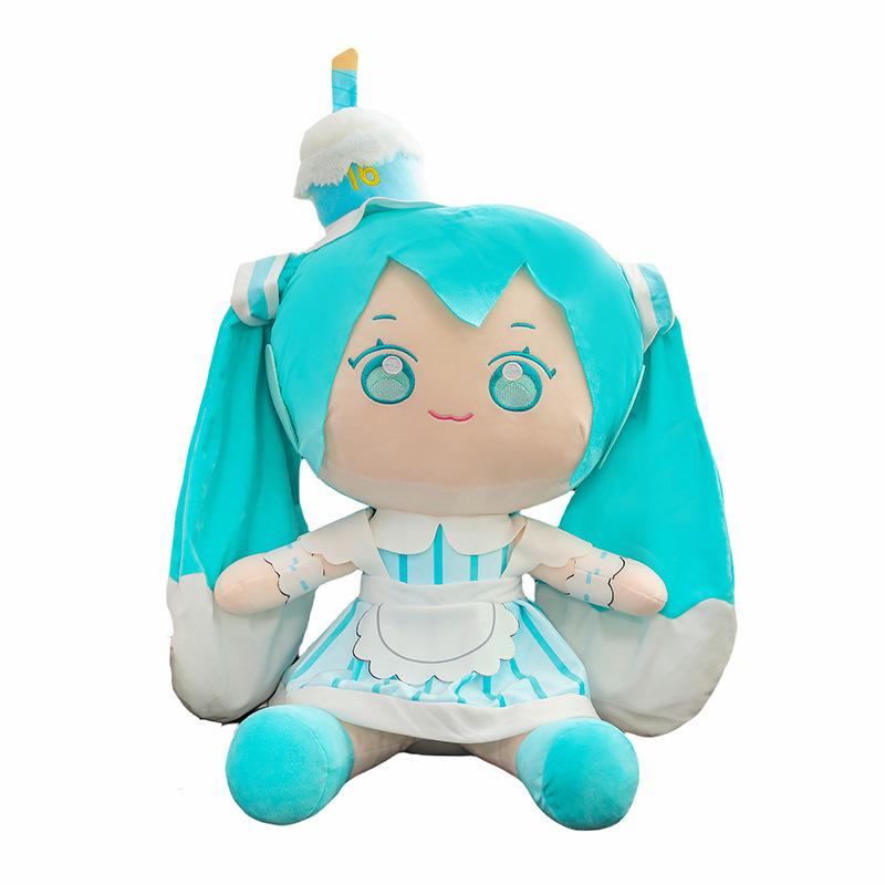 New Hatsune Series Plush Toys for Girls Sleeping At Home Comforting Pillow Cartoon Future Doll Birthday Gift