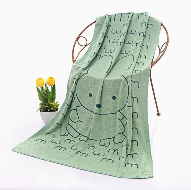 Children'S Bath Towel, Quick Drying Beach Towel, Adult Household Bath Towel Free Quick Dry Beach Towel Microfiber