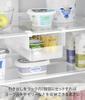 Yamazaki Tower Refrigerator Height Adjustable X X Compatible with Sliding Model 10106 Under-Shelf Rack, Small, White, W14.5 D34.4 H6.5cm, 7-Level