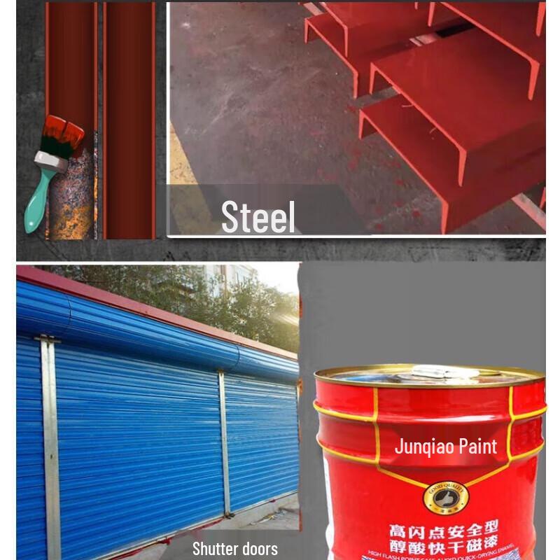 Glossy Alkyd Enamel Metal Rust-Proof Paint