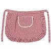 Apron Square Check Half Waist Apron Cotton Material Stain Resistant Breathable Home Cooking Work Clothes Kitchen Accessories