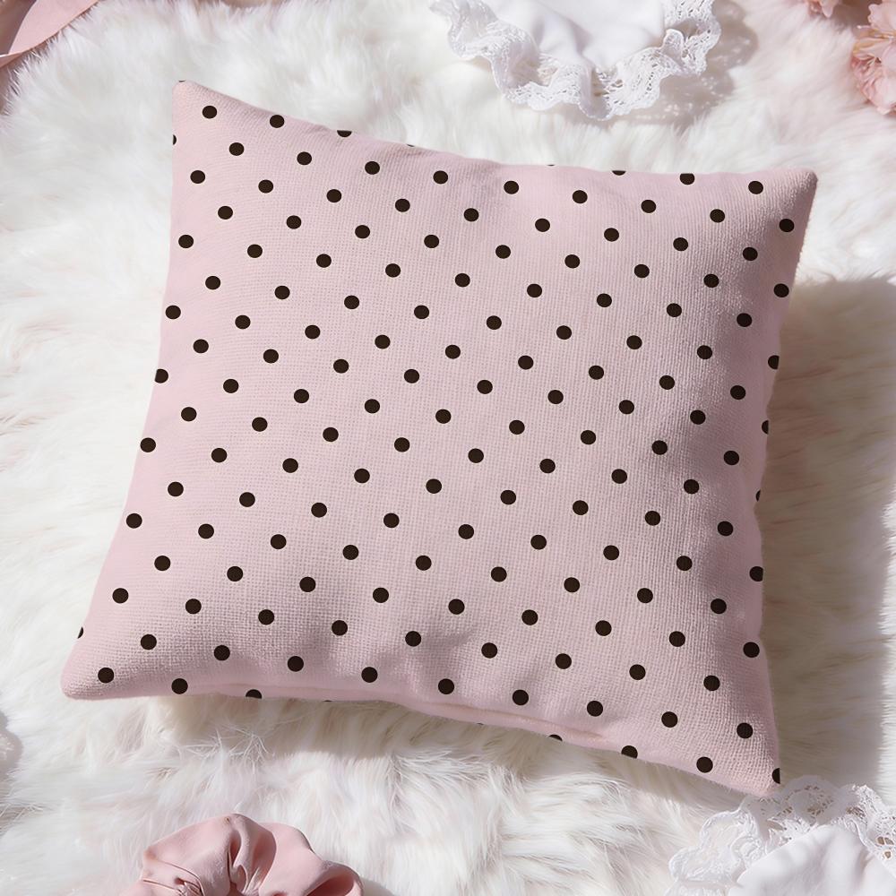 Dot pattern Cushion Cover Premium Comfort Reversible Pillow Cove Two in One Design for Any Room Car Interior