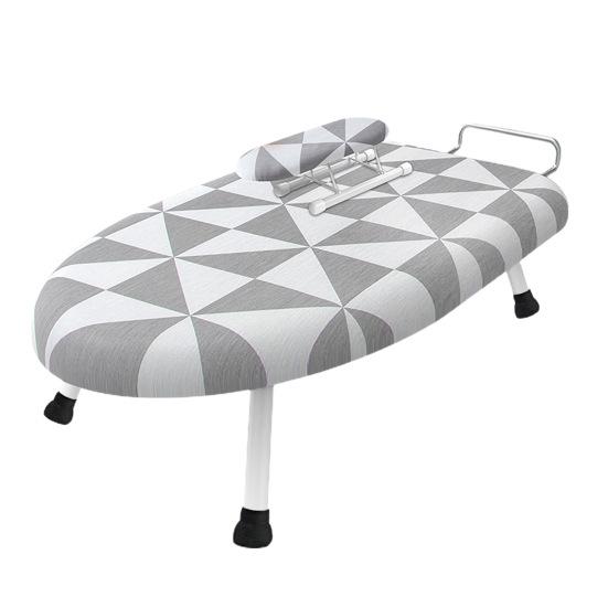 2Pcs/Set Desktop Ironing Board with Removable Washable Cover Heat-Resistant Cotton Padded Foldable Portable Anti-slip Clothes Sleeves Mini Ironing