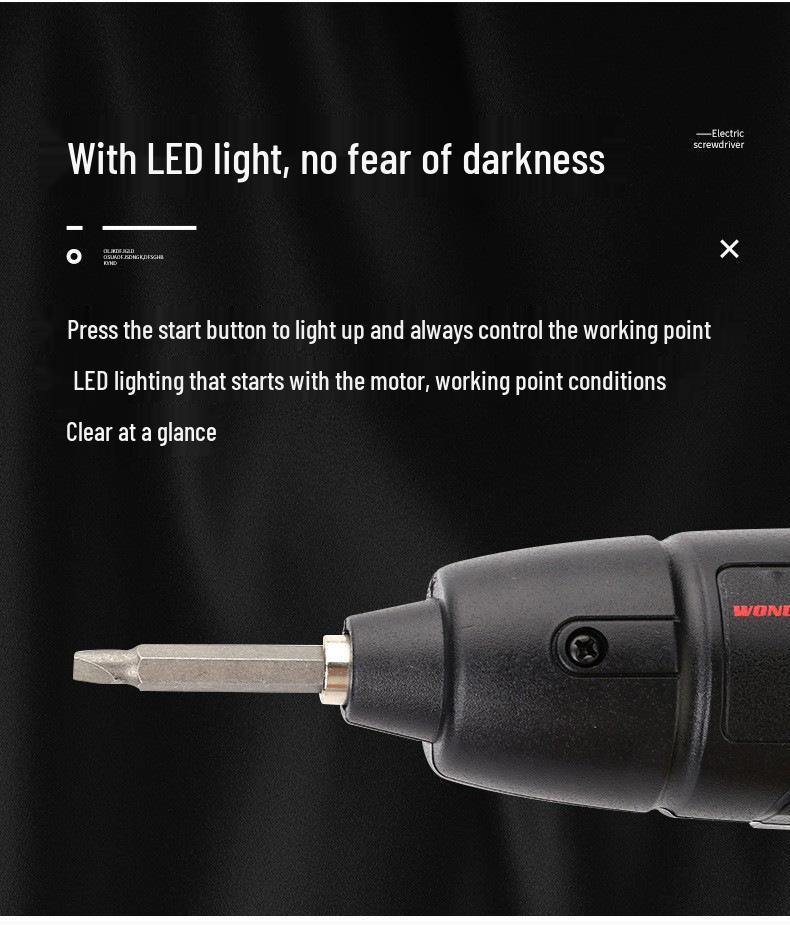 Wiederaufladbarer Lithium-Elektro-Schlagbohrschrauber mit multifunktionalem Handheld-Design