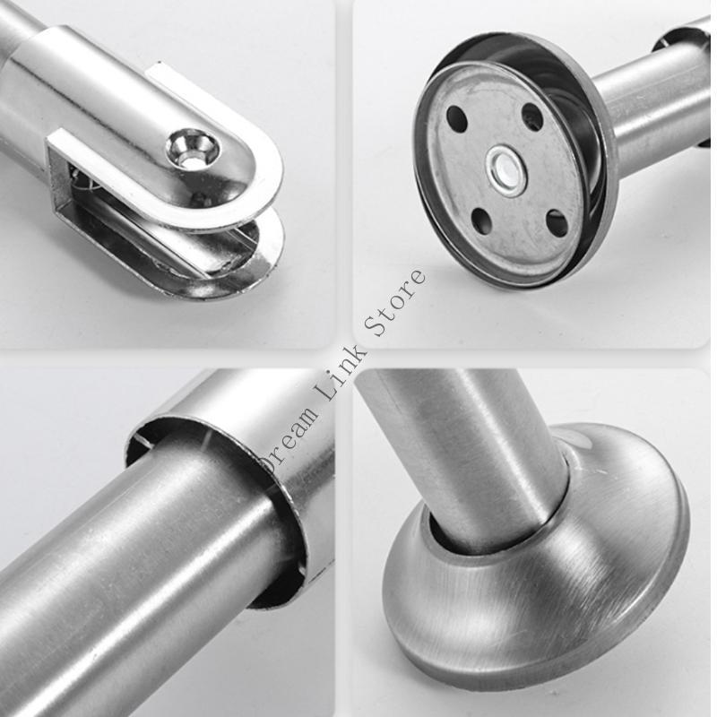 Q1FD 2Pcs Toilet Partition Foot Public Restroom Partition Fittings