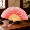 Er Qing Ancient Chinese Hanfu Dance Fan: Portable Silk Fan for Women