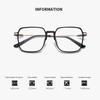 Korean Version Myopia Finished Glasses Fashion Unisex Oversize Near Sight Glasses Blue Light Blocking Eye Protection Eyeglasses