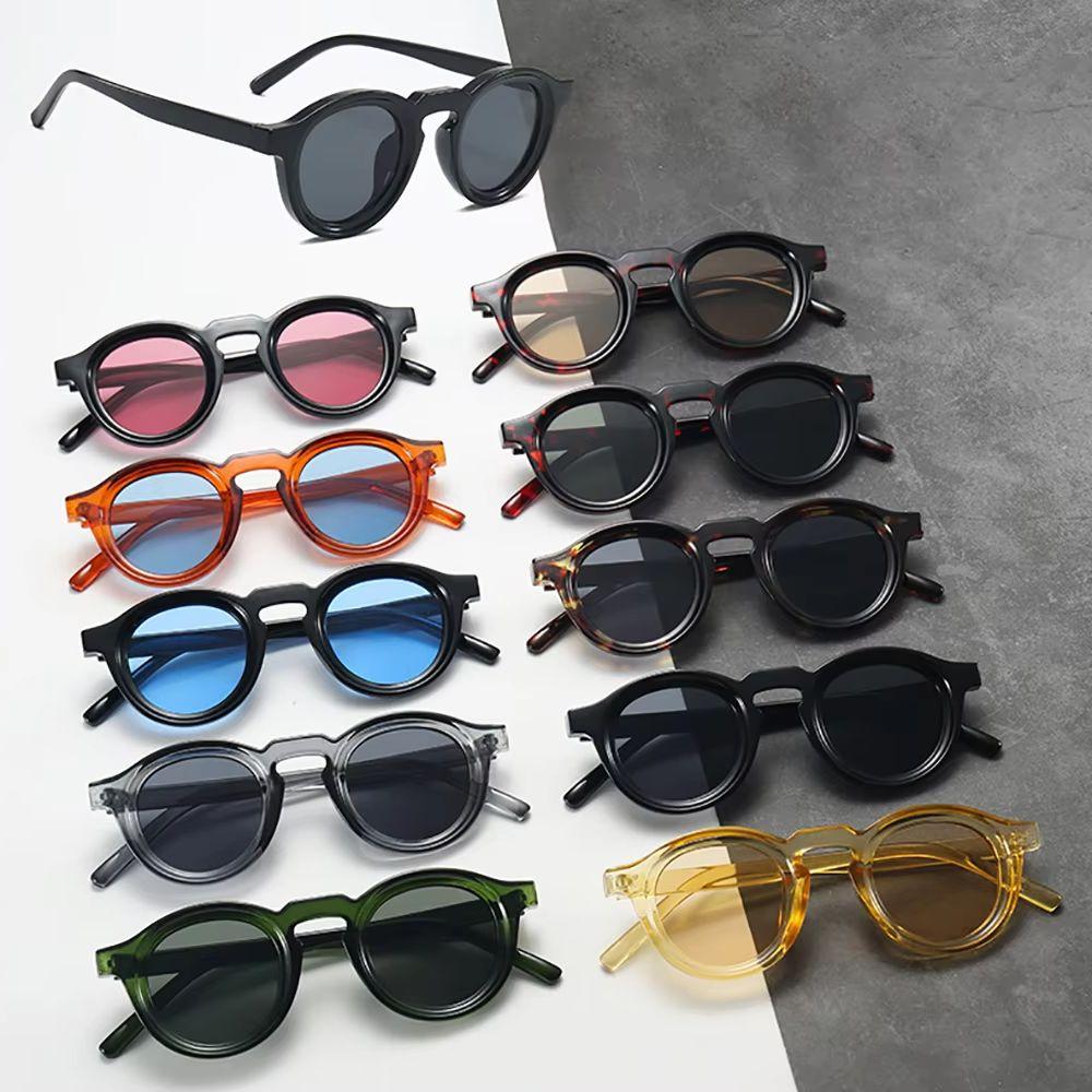 Retro Small Frame Round Sunglasses Luxury Brand Design Men Women Sun Glasses Fashion Outdoor UV400 Shades Goggles Eyewear