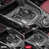 For Mazda CX-9 2016-2025 Real Carbon Fiber Car Interior Gear Shift Frame Cover Trim Auto Decor Sticker Center Console Protection
