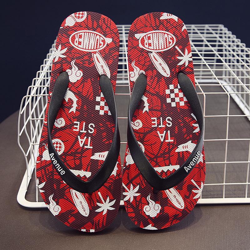Summer Trend Men's Slippers Men's Beach Sandals Personalized Outer Sandals Outdoor Non-slip Flip-flops