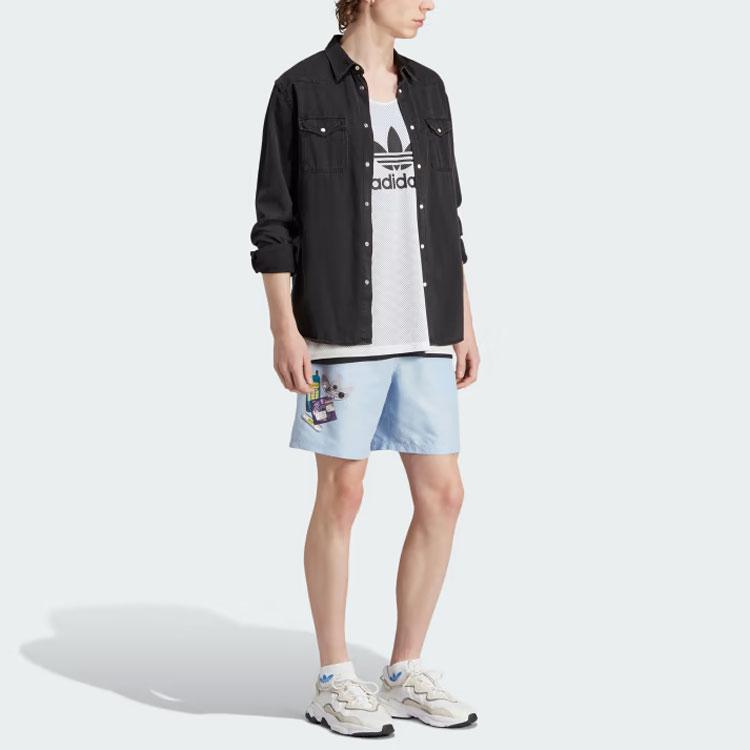 Adidas Originals Remote Graphic Shorts Men Shorts Blue IM9977