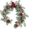 Wedding Table Simulation Flower Decoration 181x11cm Artificial Rose Table Long Vine Trailing Flower Arch DIY Party Backdrop Pops