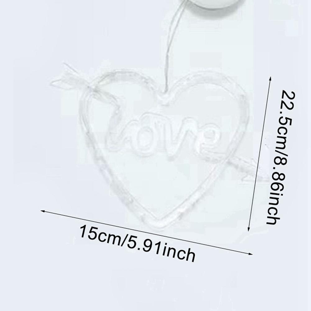 4pcs LED String Lights Room Party Festival Decorative Lights 3 AAA Batteries Powered