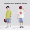 Zuoxi Boy's Lyocell Denim Split-Line Shorts