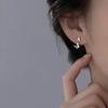 925 Silver Butterfly Earrings for Women Girls Fashion Jewelry Gift Trendy Accessories