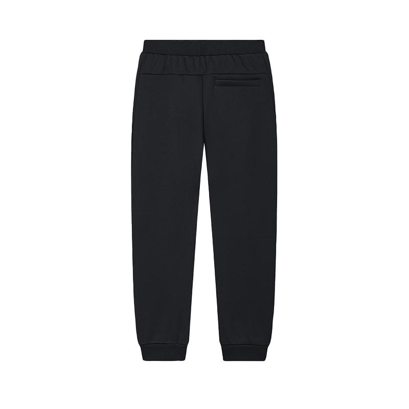 New FILA Knitted Sports Pants Men's Jet Black F11M448601FBK