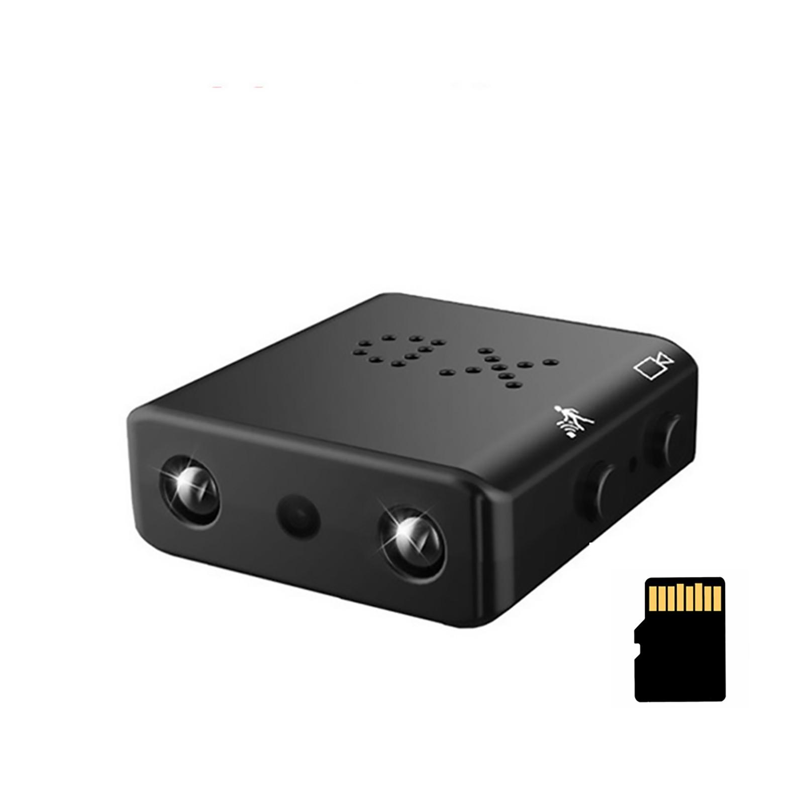 

Wsdcam XD IR-CUT Міні-камера Найменша 1080P HD-відеокамера Інфрачервона нічна мікро-камера Виявлення руху DV DVR Камера безпеки D чорний