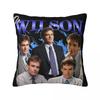 Dr Wilsons House MD Pillowcase Printed Fabric Cushion Cover Decorations Pillow Case Cover Home Square 45X45cm