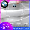 ASJL9 Car Sticker Car Door Bowl Handle Protector Stickers Transparent Anti-scratch Film For M E90 E60 E46 E93 F20 F21 F30 F31 F32