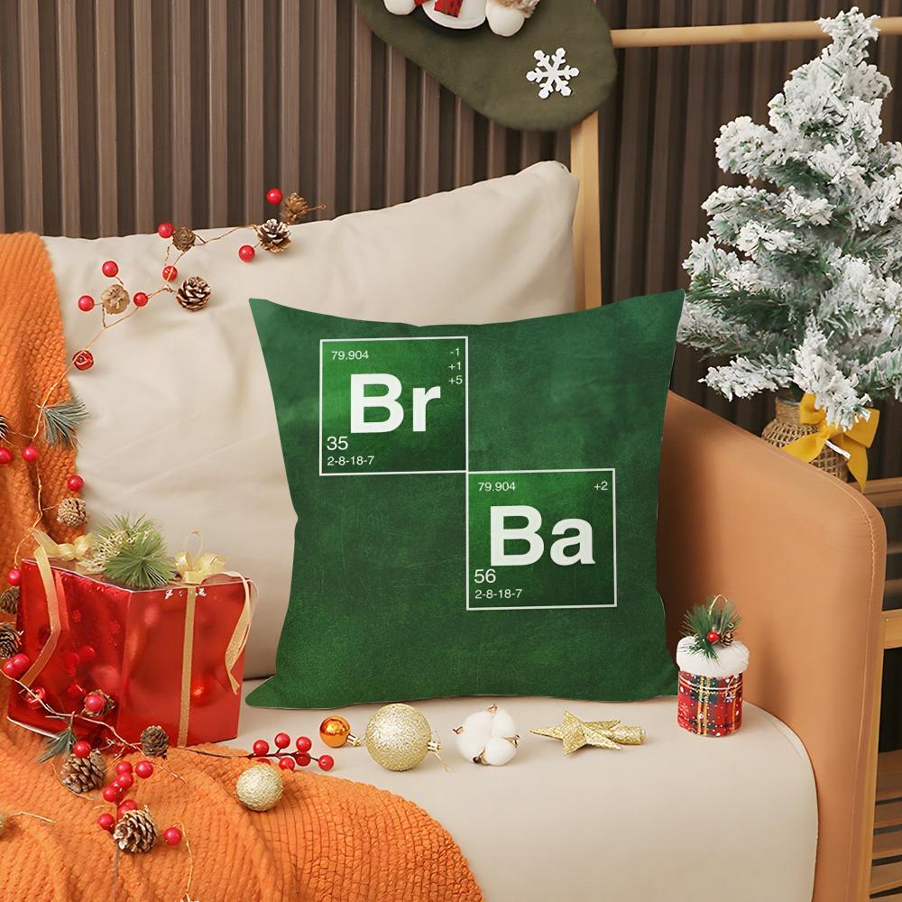 Classic TV B-Breaking b-Bad Pillow Case Anti-dustmite Pillow Invisible zipper silky short plush Sofa cushion cover