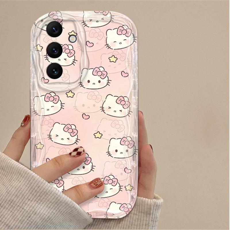 Cartoon Hello Kitty Case for Samsung Galaxy A16 A06 A55 A35 A25 A15 A05 A05S A54 A34 A24 A14 A73 A53 A33 A23 A13 A52 A32 A22