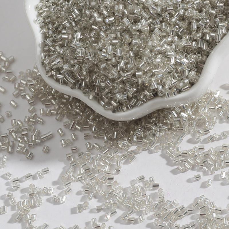 DIY Handgemachte Perlen-Haarnadel: Kreuzstich Glasperlen, Versilbertes Zubehör für Hochzeitskleid/Tasche