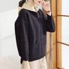 2024 Spring & Autumn Knitted Hooded Cardigan for Middle-Aged & Elderly Women