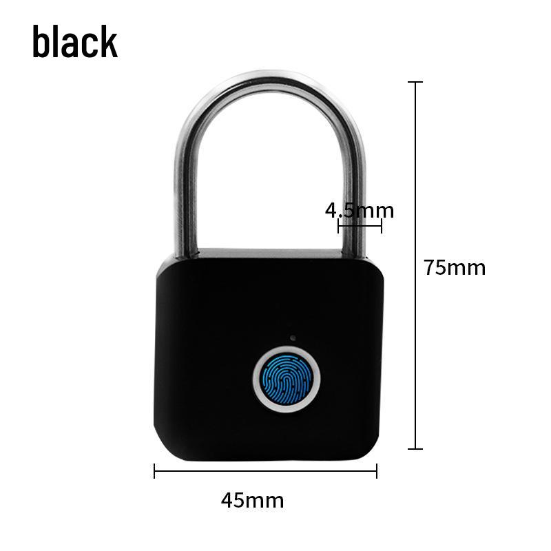 

Водонепроникний Розумний Навісний Замок з Відбитком Пальця - Зовнішній Електронний Замок, Стійкий до Іржі, для Дверей та Шаф, Захищений від Крадіжки та Паролем.