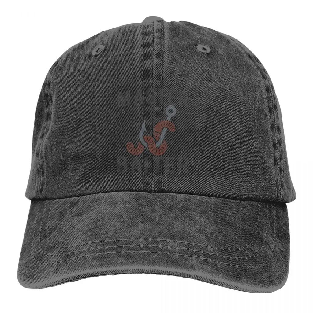 Master Baiter Funny FisherUnisex Classic Baseball Caps Peaked Cap Sun Shade Hats for Unisex Women