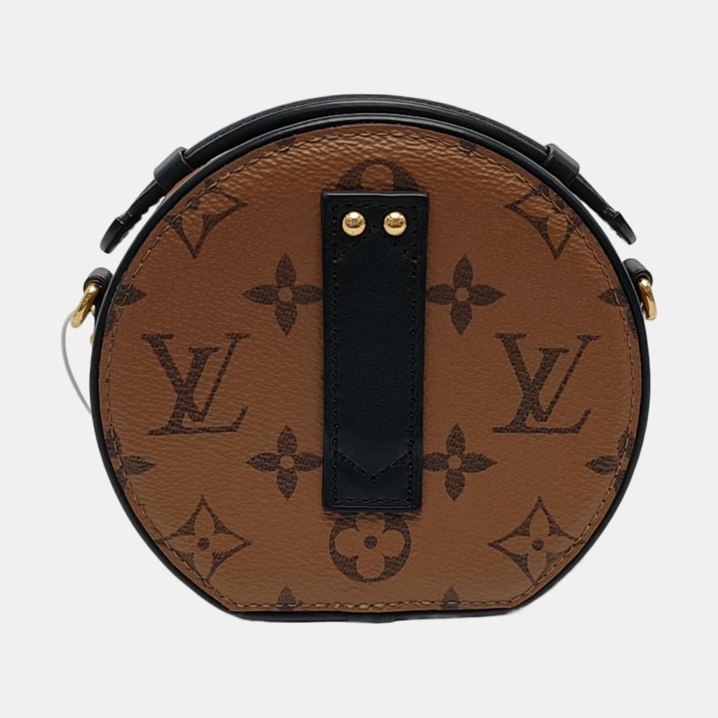 [Pre-Owned] Louis Vuitton Mini Boite Chapeau 'Brown Monogram Reverse Canvas' - Very Good #1IXSV4M