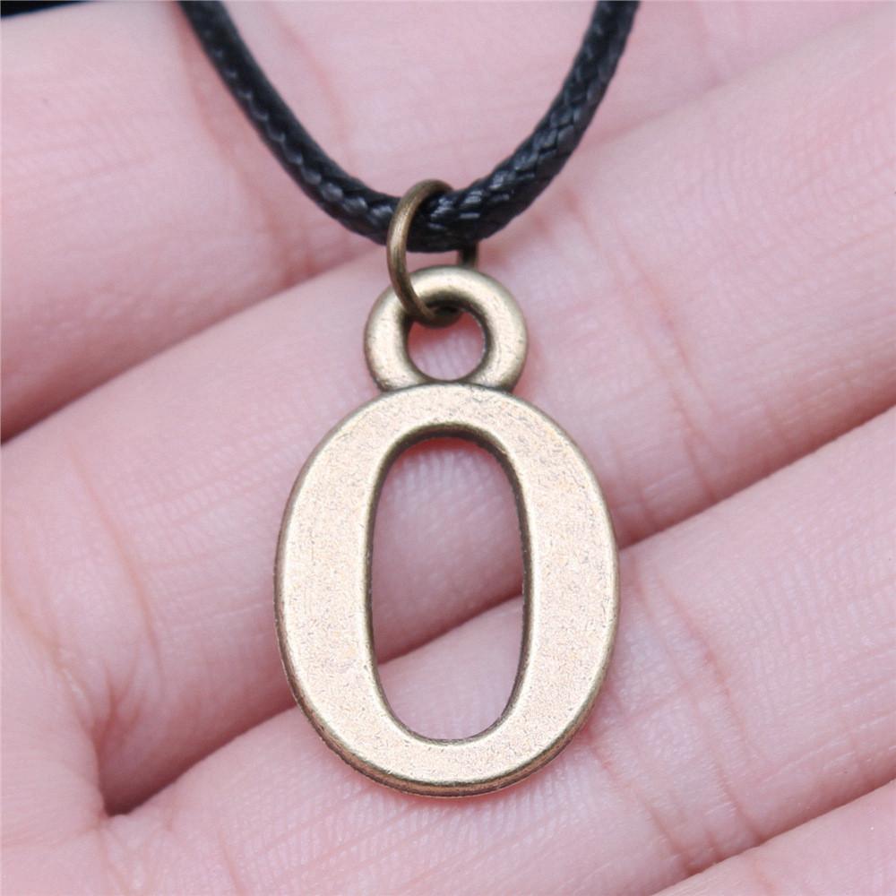 Number Tags Necklace Leather Chain 45cm Women Jewelry Evening Bohemian For You