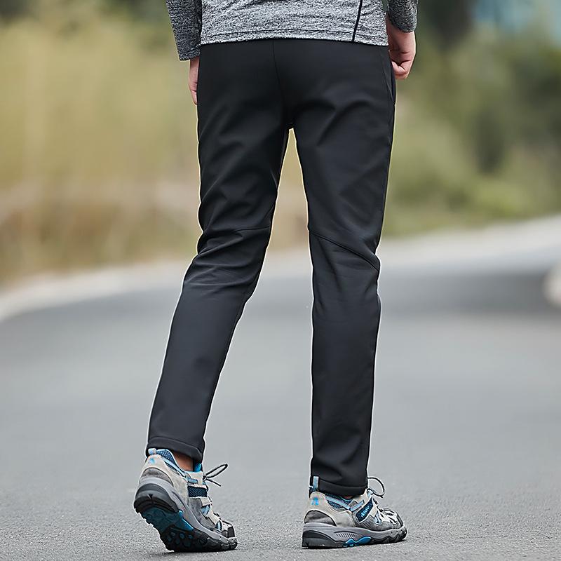 New Autumn/Winter Outdoor Fleece Windproof Skiing & Mountaineering Pants for Couples - Four-Way Stretch Softshell, Unisex.