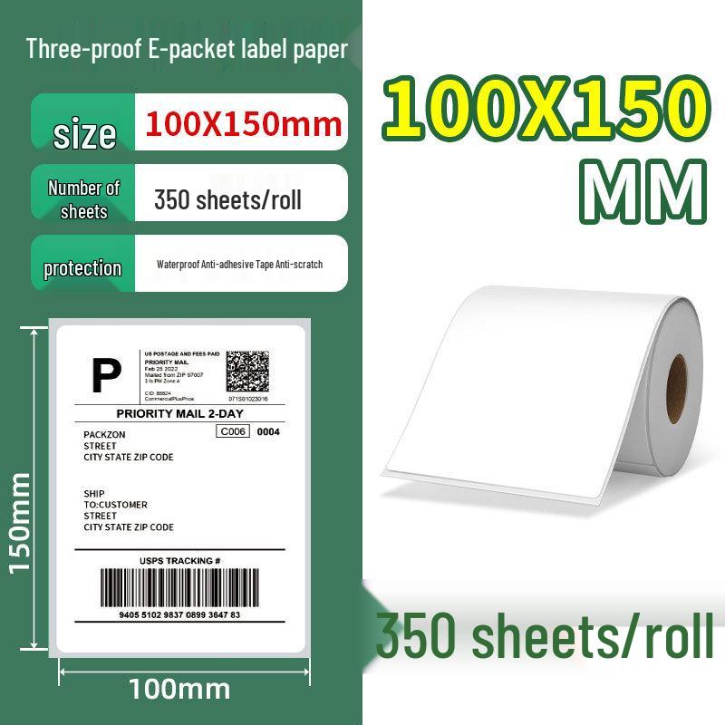 Waterproof Thermal Label Paper for Logistics, Retail, and Hospital Barcode Printing