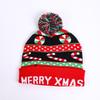 LED Light-Up Knit Christmas Hat - Colorful Winter Wool Hat for Adults & Children