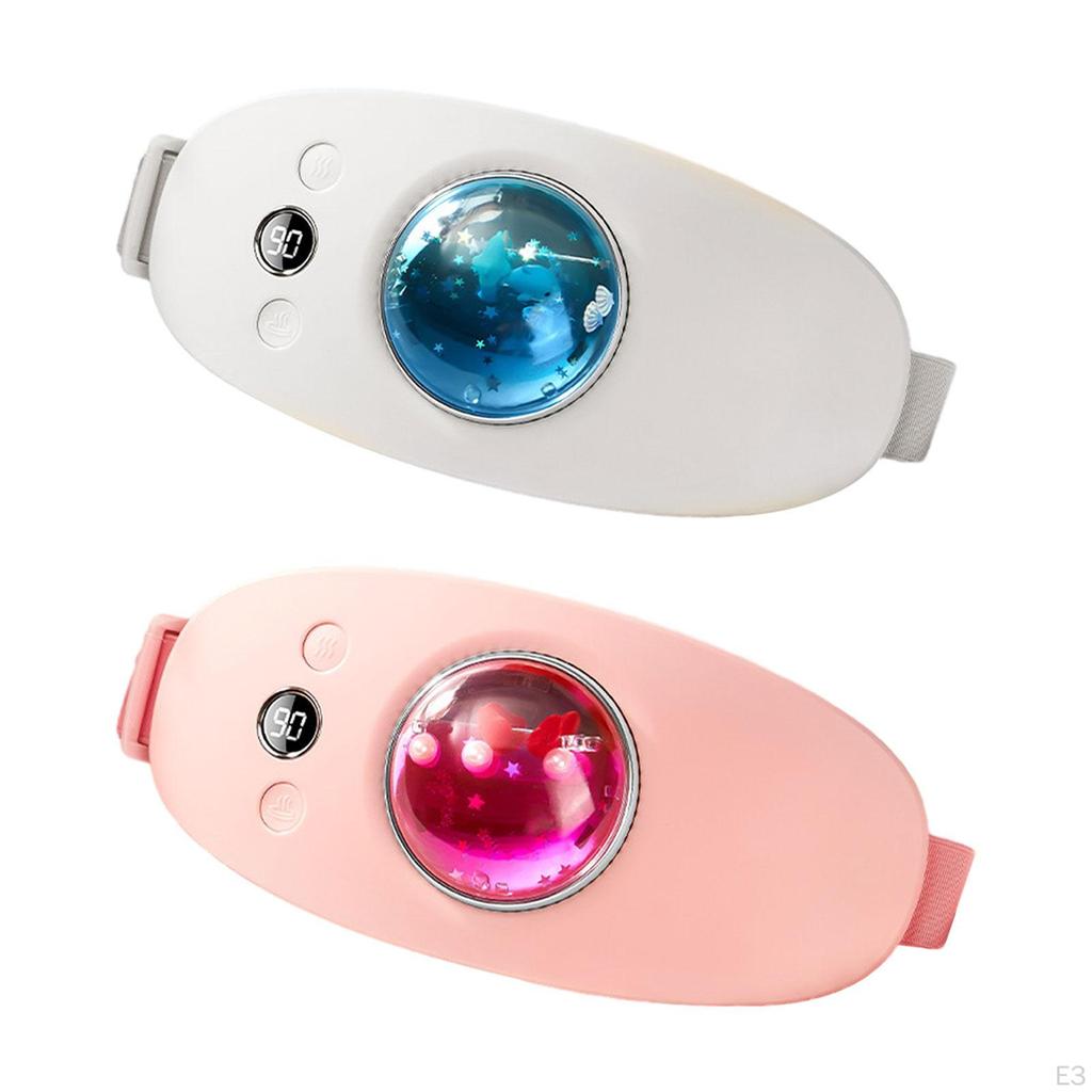 Menstruations-Heizkissen, Bauchwickelgürtel, kabellos, tragbar, für die Periode, verstellbar