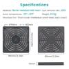 Wathai 80MM PC Fan Dust Filter Cover Computer Mess 4 Pack