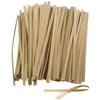 YFFSFDC Twist Tie Wrapping Kraft Paper, Twist Tie Binding Paper for Bread Bags, Wire Ties, Decorative Materials, Iron Wire, 8cm [Pack of 1000]