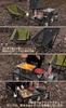 DesertFox Outdoor Chair 2WAY Camping Chair Low Chair Grand Chair Lightweight developed cup Load capacity 150kg Compact Chair Low type Storage bag