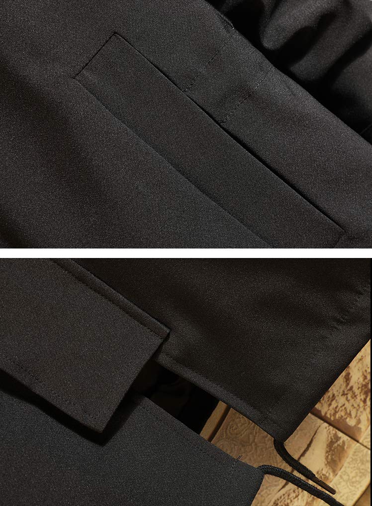 Trench Bench Long Hooded Large Size [Chubikime] Coat, Men's Coat, Parka, Jacket, Zip-up, Outerwear, Autumn, Winter, Spring, Stylish,