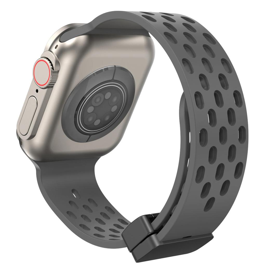 Magnetic Strap For Apple Watch Ultra Band 49mm 44mm 45mm 41mm 40mm 42mm 38mm Silicone Correa Bracelet iWatch Series 8 Se 7 6 5 4