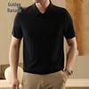 Jinjuan Men's Cooling Tencel Lyocell & Silk Blend Knit Top