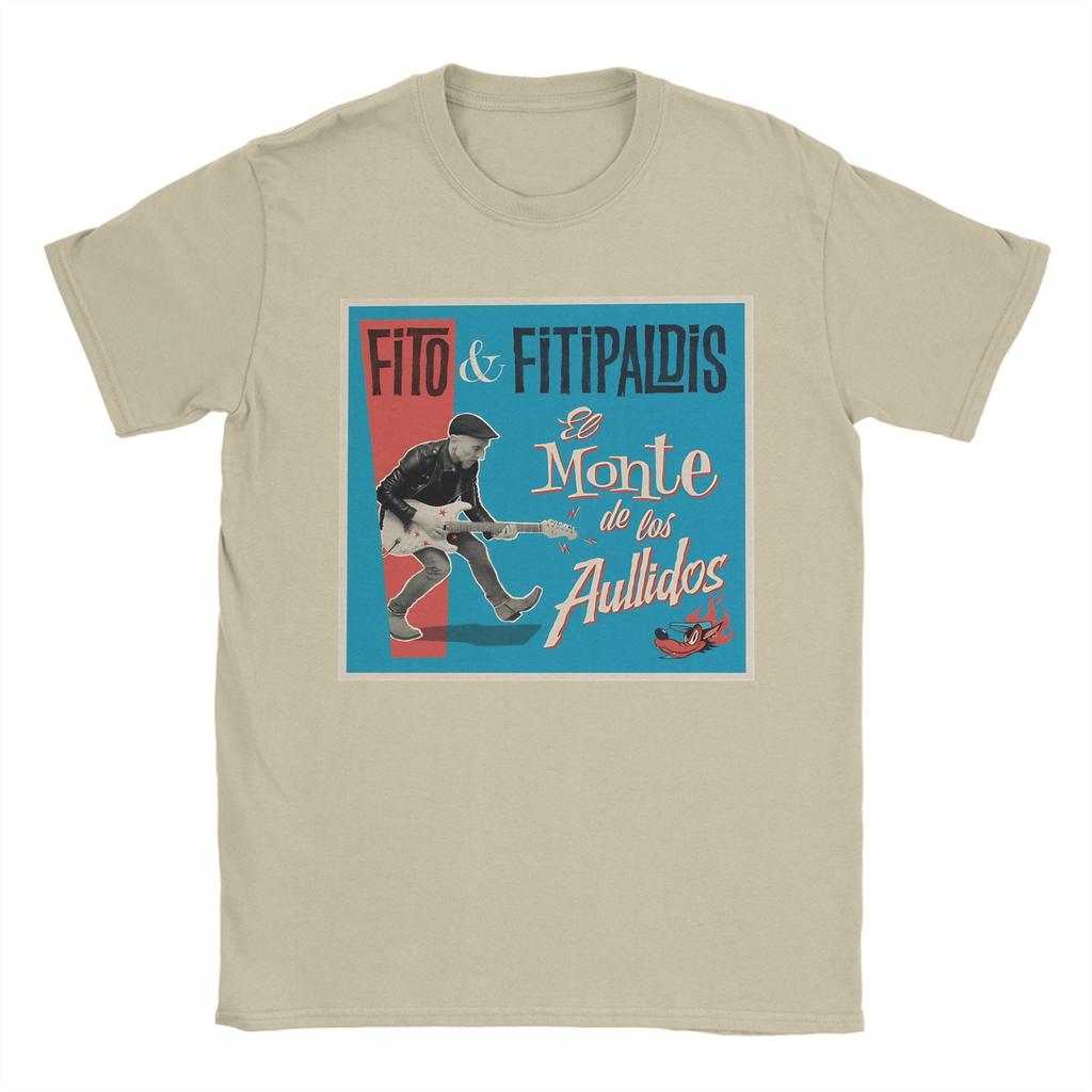 T-Shirt Sommer Fito Fitipaldis El monte de los aullidos Album T-Shirts Baumwoll-T-Shirt für Männer Y2K Lässiges Kurzarm-Oberteil T-Shirts